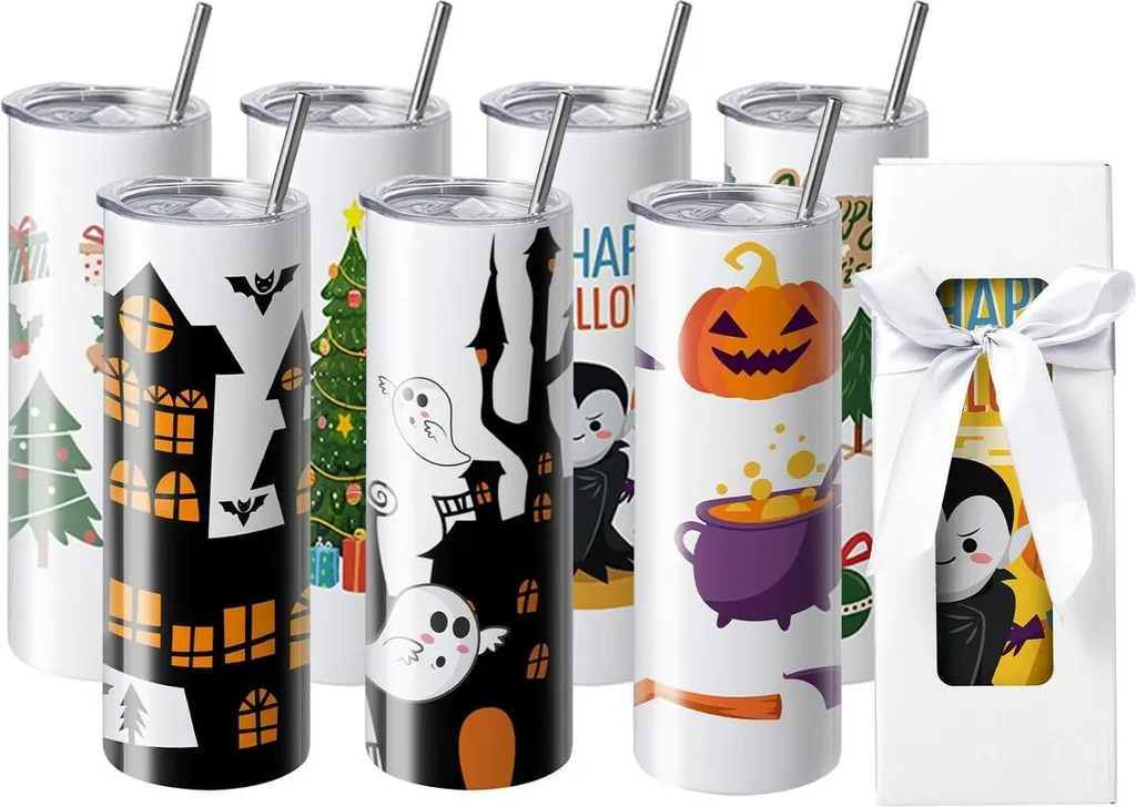 Gobelet à Sublimation sans Fuite en Acier Inox avec Accessoires Inclus