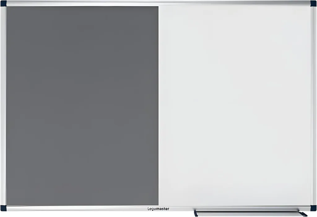 Lavagna Combinata Legamaster Unite 60x90 - Whiteboard e Feltro Grigio