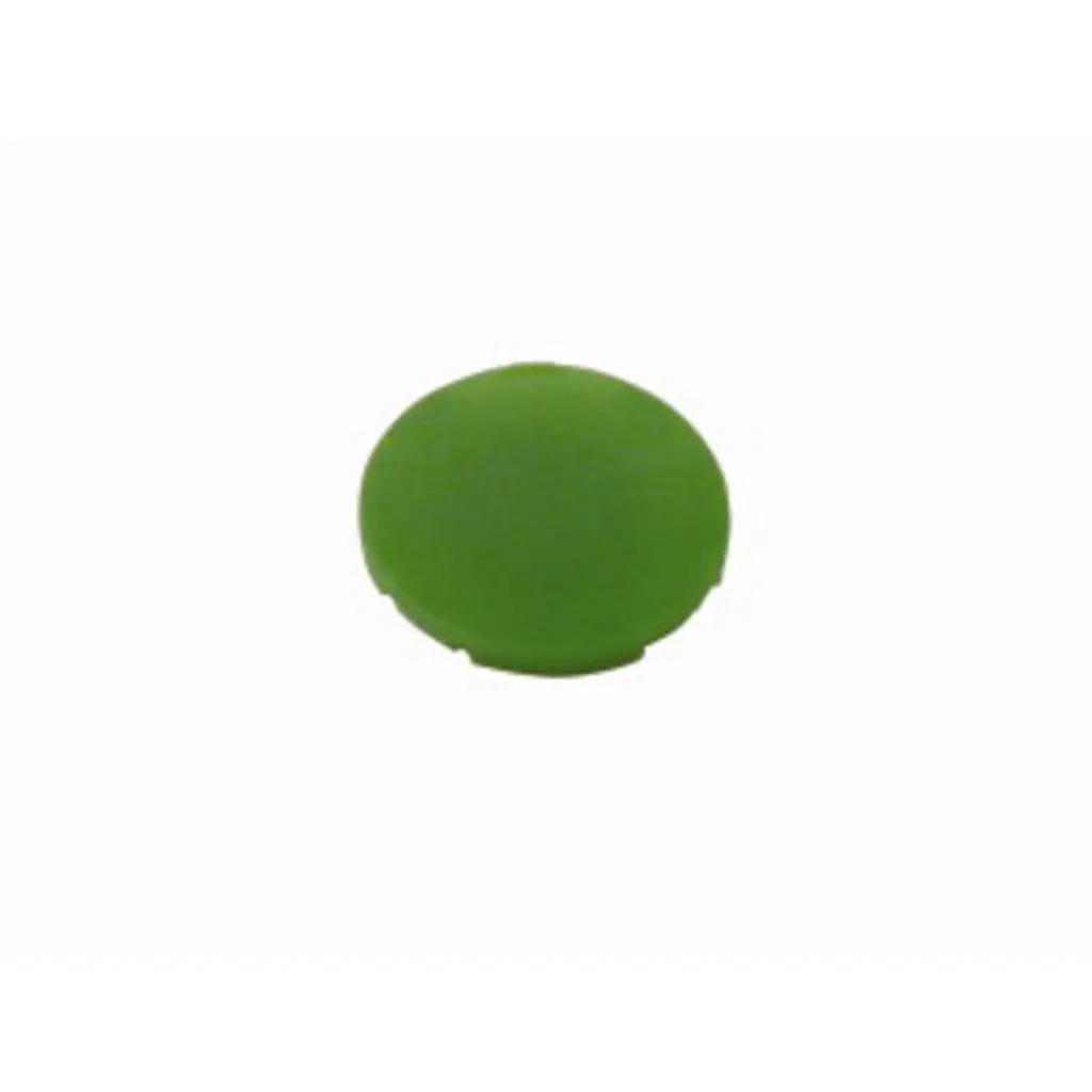 Plaque à clé plate verte vierge M22-XD-G pour bouton poussoir Eaton