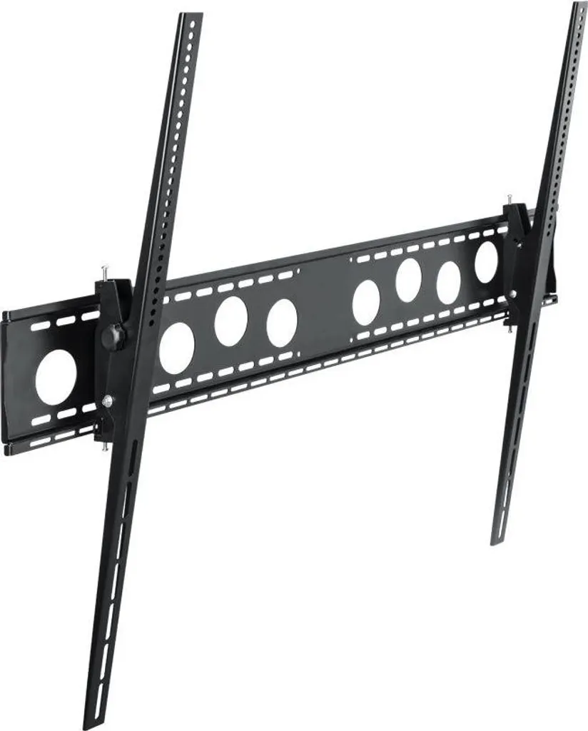 Support Mural Hagor WH 120 T-HD Inclinable en Acier Noir pour TV 130 Pouces