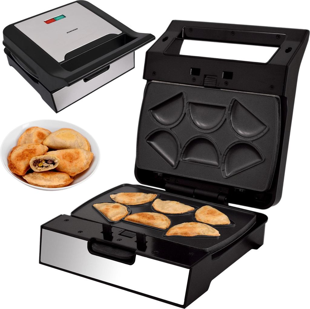 Syntrox Germany Mini Teigtaschen Maker Gusto 1400W Antihaftbeschichtet