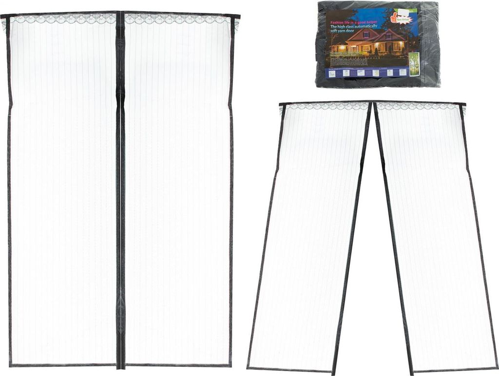 Moskytiéra magnetická síťka na dveře 110x220cm Obrázek produktu 