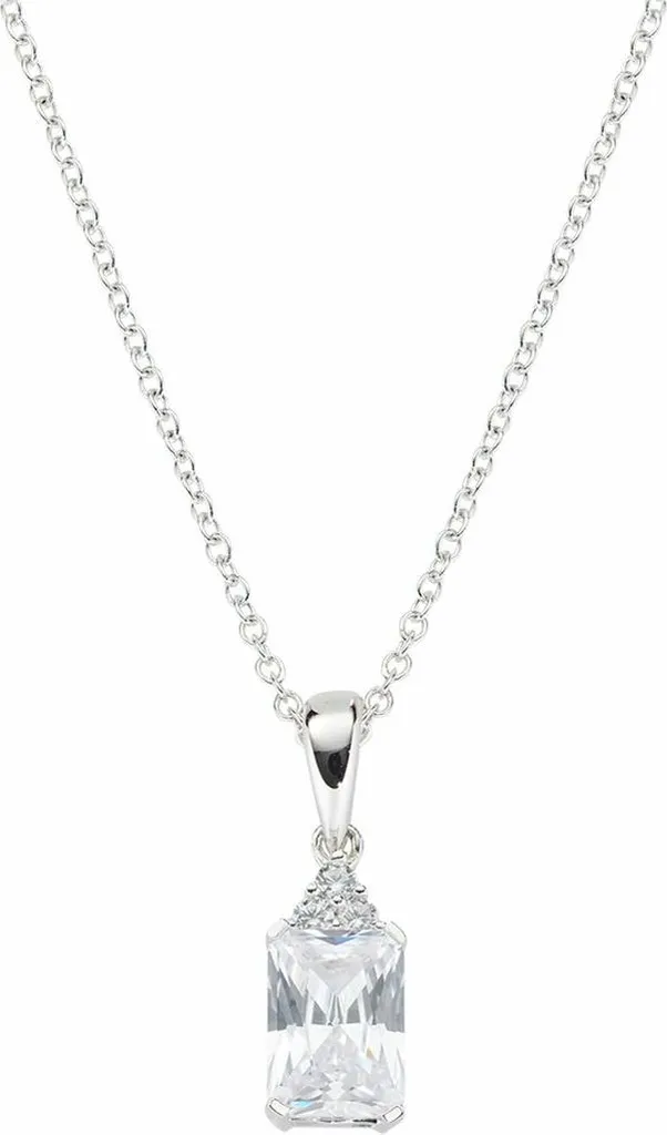Collana Amen CLBABBBZ Argento 925 Rodiato Punto Luce Princess