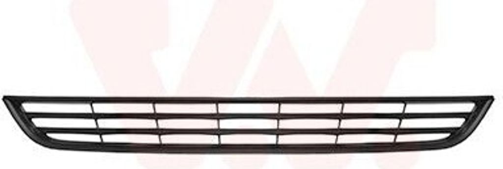 VAN WEZEL Lüftungsgitter Grill Stoßfänger für FORD Fiesta Mk6 Schrägheck (JA8, JR8) Schwarz