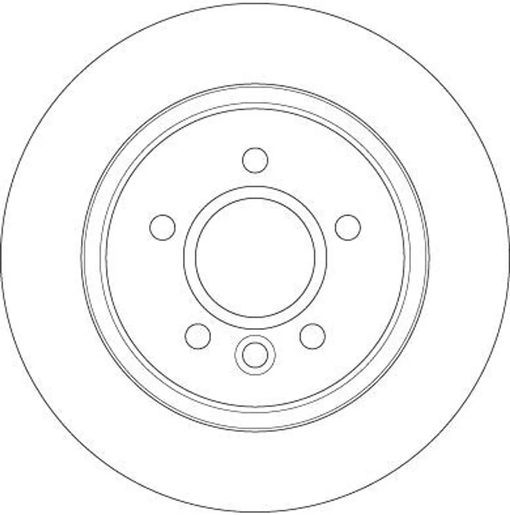 Paire de disques TRW 280mm haute résistance pour VOLVO V40 type 525 526