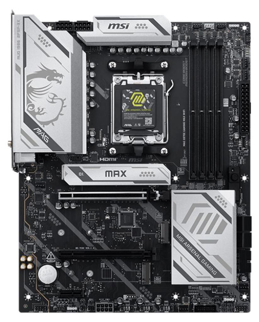 MSI MAG X870E GAMING MAX WIFI Motherboard AMD X870E Sockel AM5 ATX