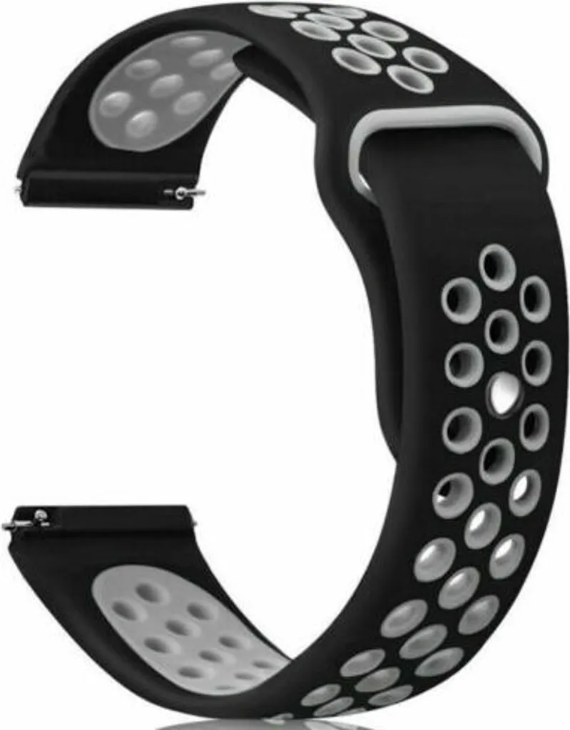 Cinturino Sportivo Bianco per Fitbit Blaze - Silicone Silver Edition - 2