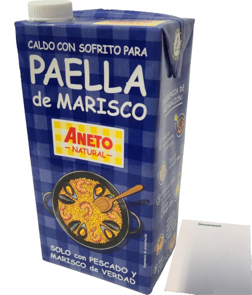 Aneto Caldo para Paella "Brühe für Paella mit Fisch und Produktbild 