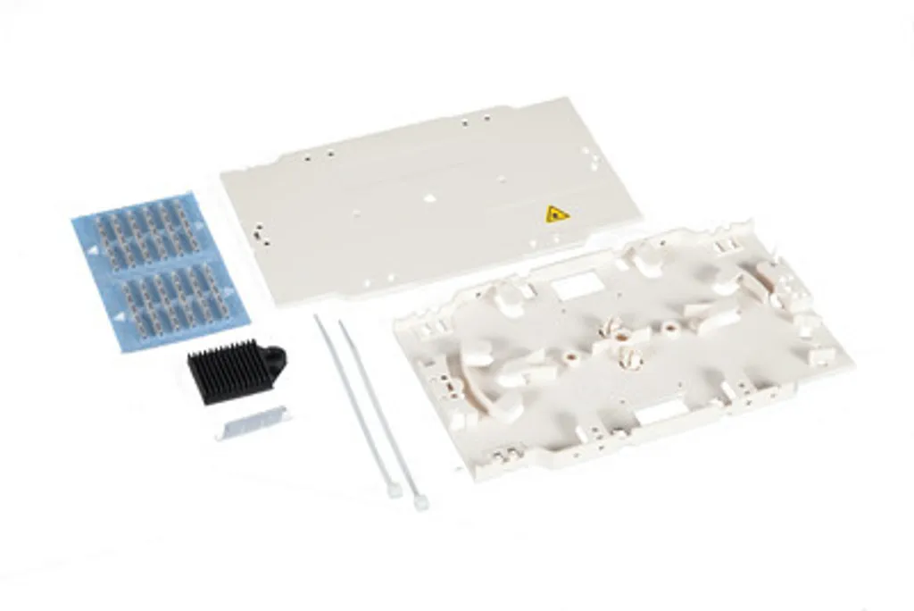 Kit pour protéger les soudures fibre optique : 12 épissures et support