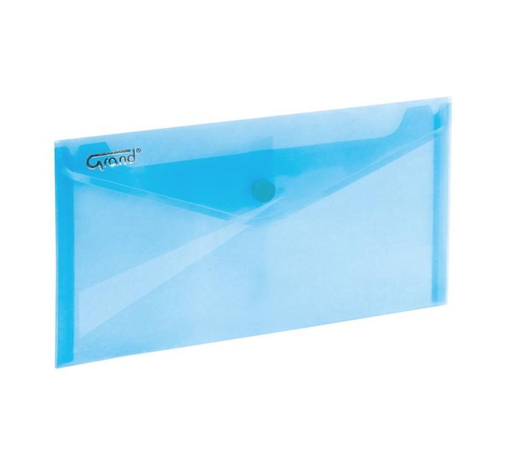 Grand Koperta Na Zatrzask A5, Niebieska - 225X124Mm Zdjęcie produktu 