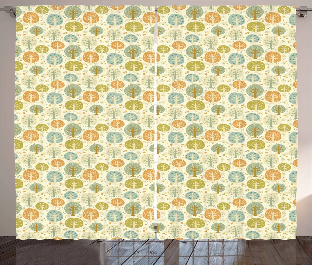 Tenda Lavabile ABAKUHAUS 280x175 cm - Design Allegro per Soggiorno