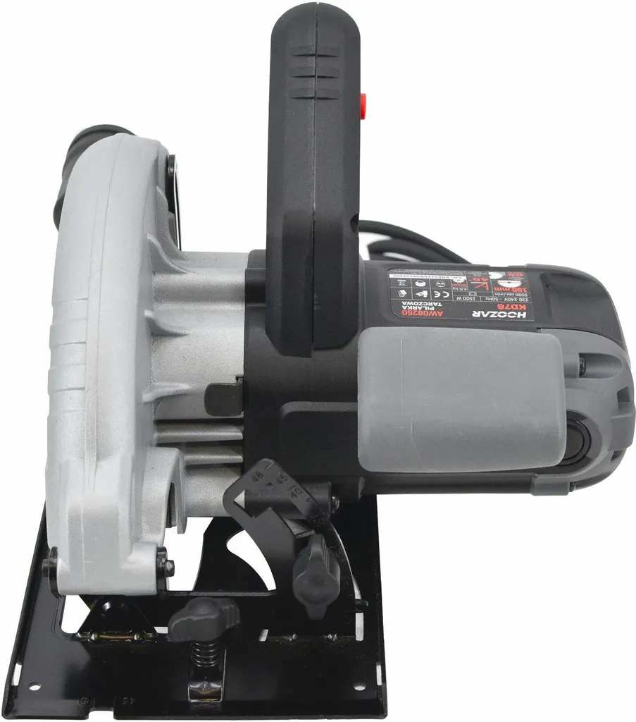 Scie circulaire Hoozar 190mm 1500W - Coupe précise et puissance