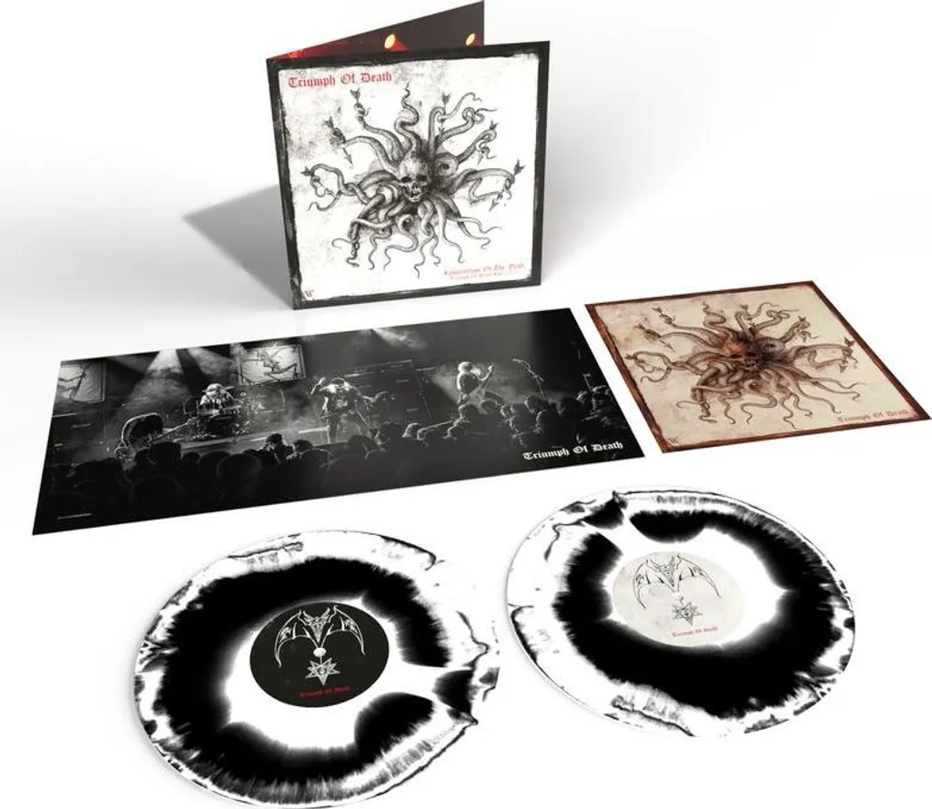 Le Triomphe de la Mort Resurrection Of The Flesh Live Vinyl Swirl LP