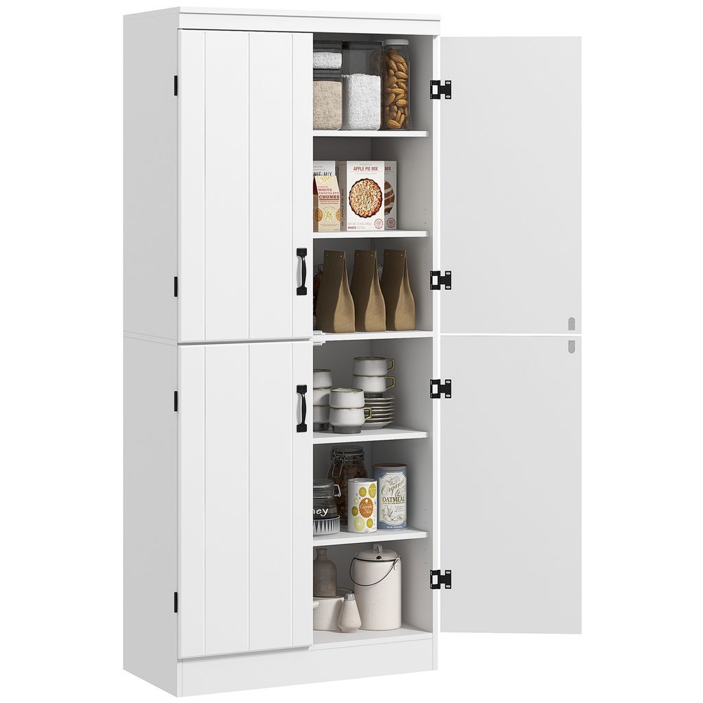 HOMCOM Armoire de cuisine buffet de salle à manger avec 4 Image du produit 