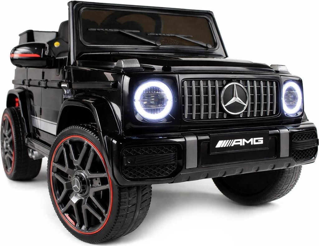 Mercedes G63 4x4 AMG 12V-9ah, 4 Motoren, Leder Sitz, EVA Produktbild 