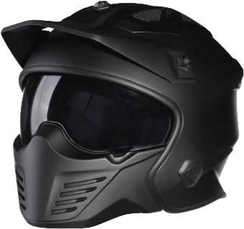 Casque jet homologué Bayard XP-69 S Draco avec double visière