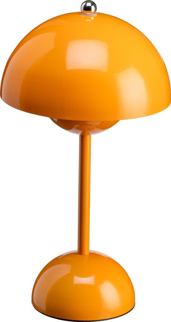 Luxus - Tischlampe Touch Deluxe - Josephine - Orange - H30 x Ø16
