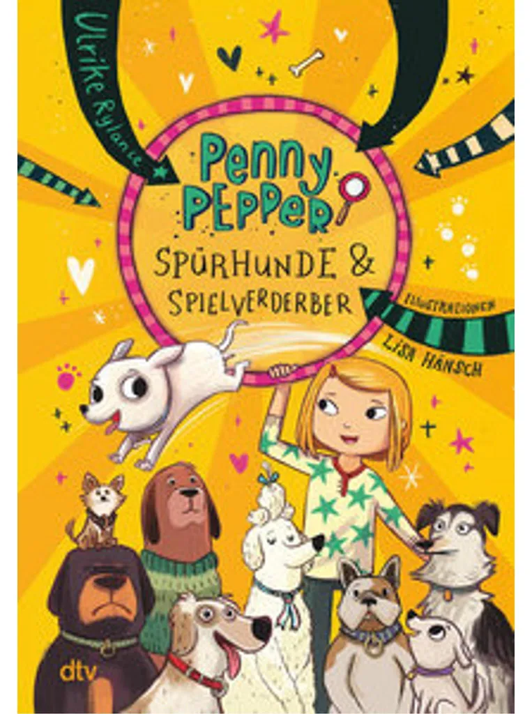 Livre illustré Penny Pepper Spürhunde - Roman d'enquête humoristique