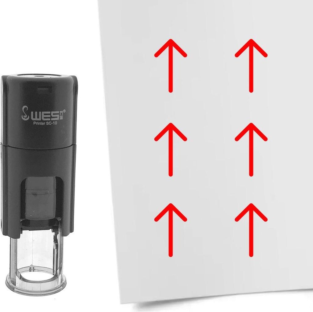 CombiCraft Selbstfärbender Stempel 'Pfeil' in der Farbe Produktbild 