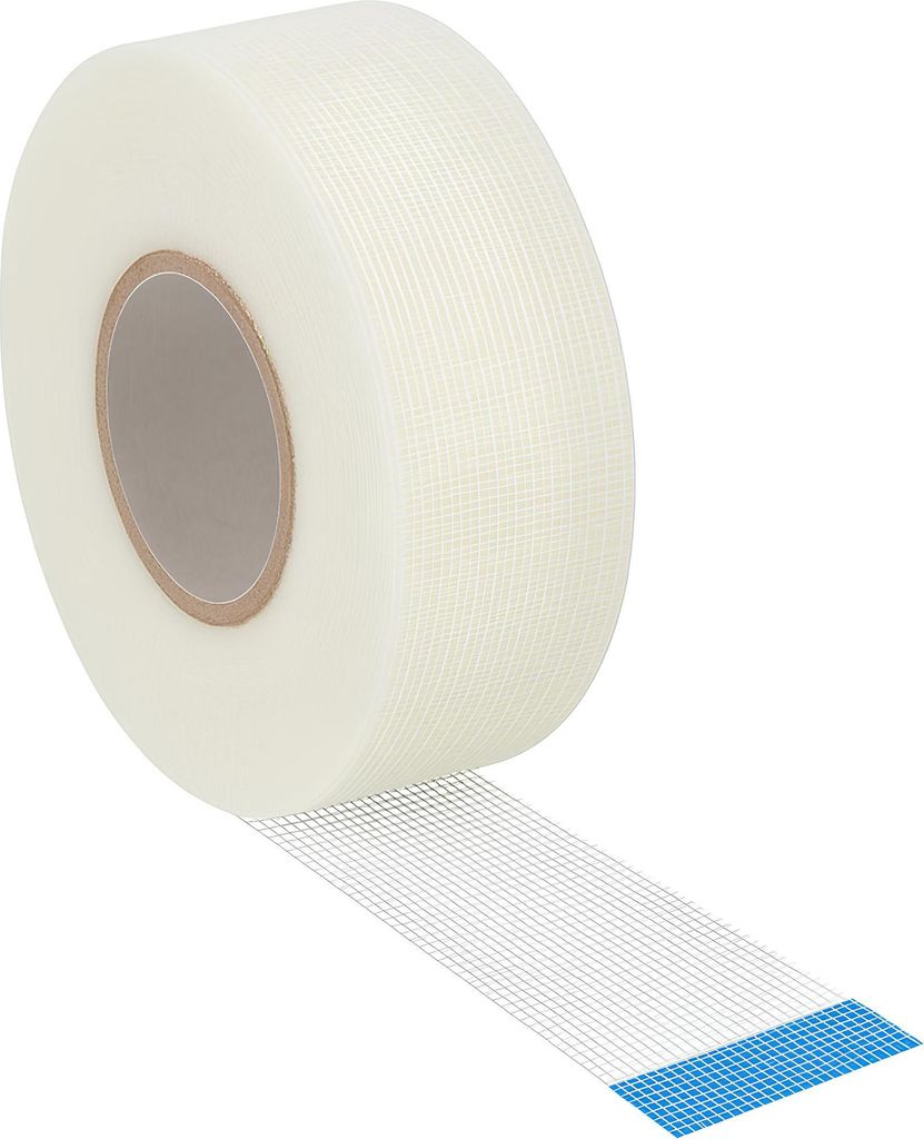 48 Rollen Fugenstreifen je 50mm x 90m Armierungsgewebe Fugenband selbstklebend für Trockenbau Gipskarton Glasfaser Dichtungsband Fugendichtband