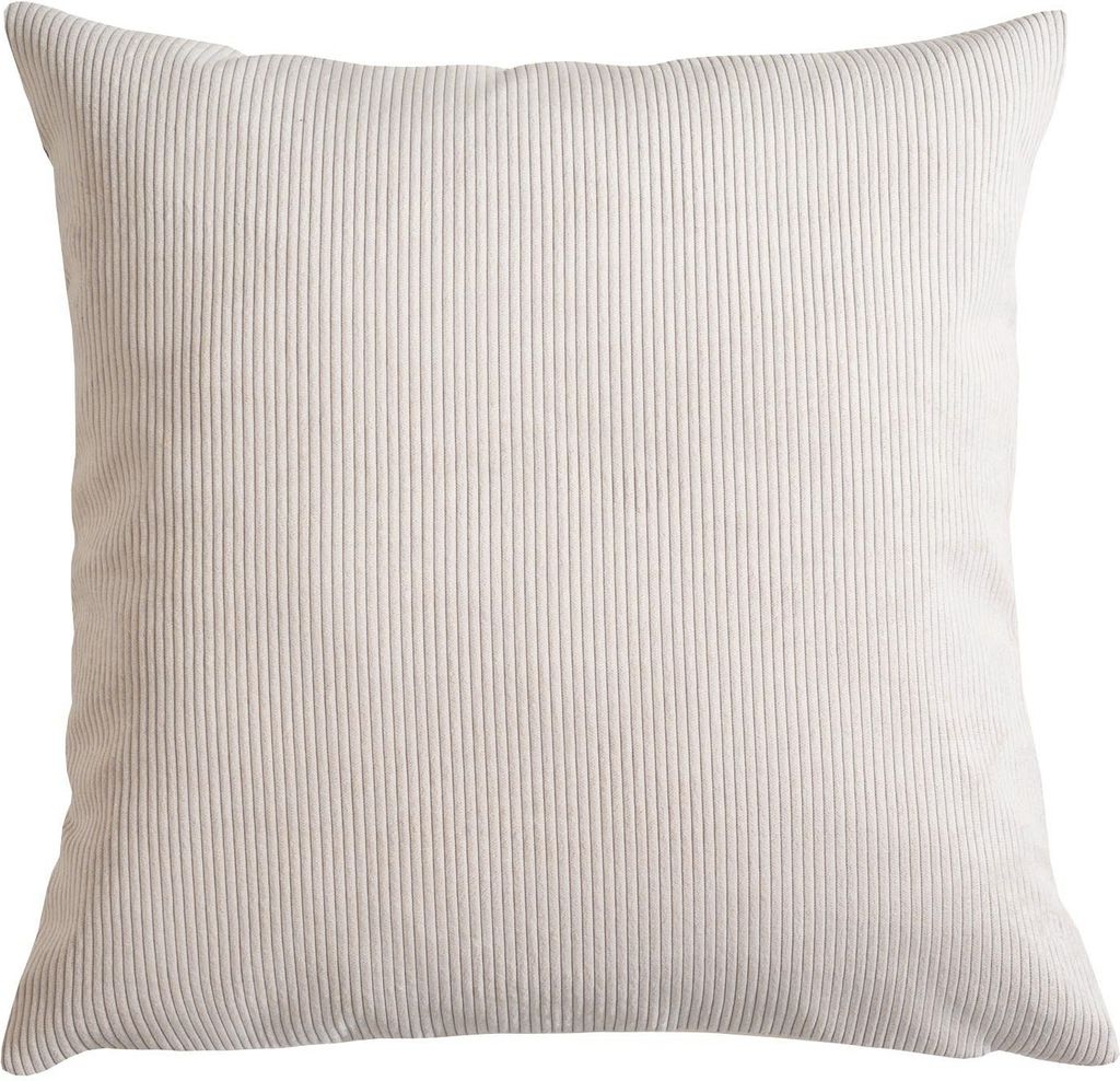 Kissenhülle - 40 x 40 cm - Beige - Polyester - mit Reißverschluss