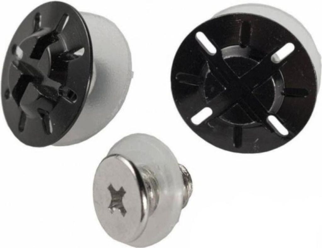 Hebo Zone 4 Helmet peak screws czarny czarny jeden rozmiar Zdjęcie produktu 