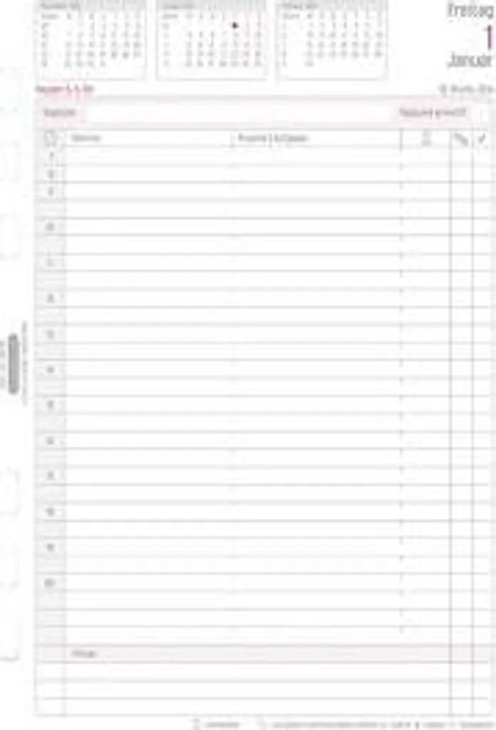 Avery Zweckform Chronoplan 2016 Recharge Agenda Annuel Planning Pro