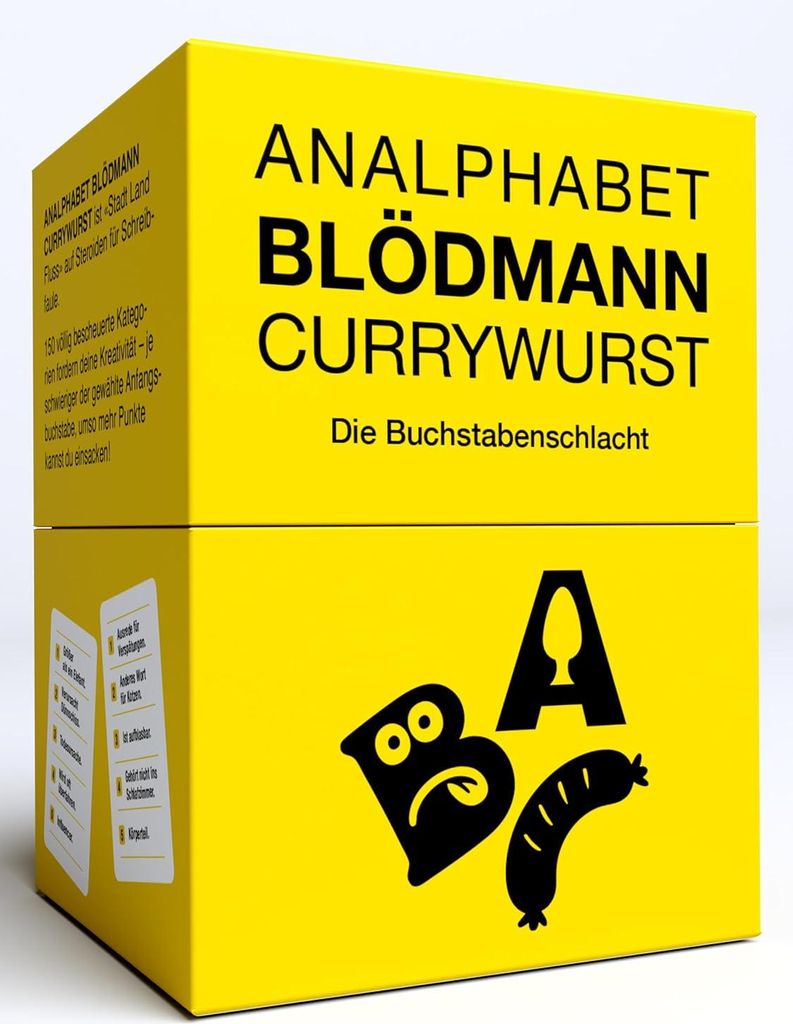 Kampf gegen das Spießertum - Analphabet Blödmann Currywurst Produktbild 