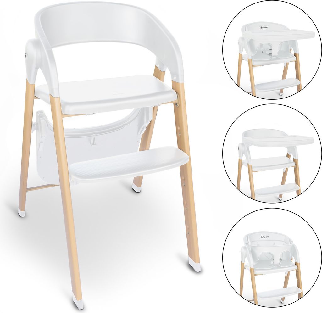 BabyGo Hochstuhl Levels, weiß Produktbild 
