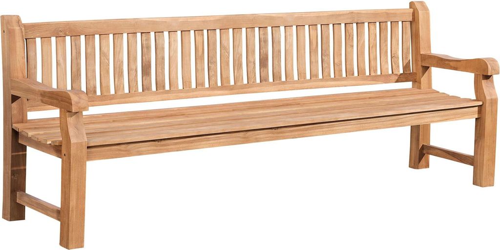 CLP Teakbank Jackson V2 Gartenbank mit Rückenlehne Produktbild 