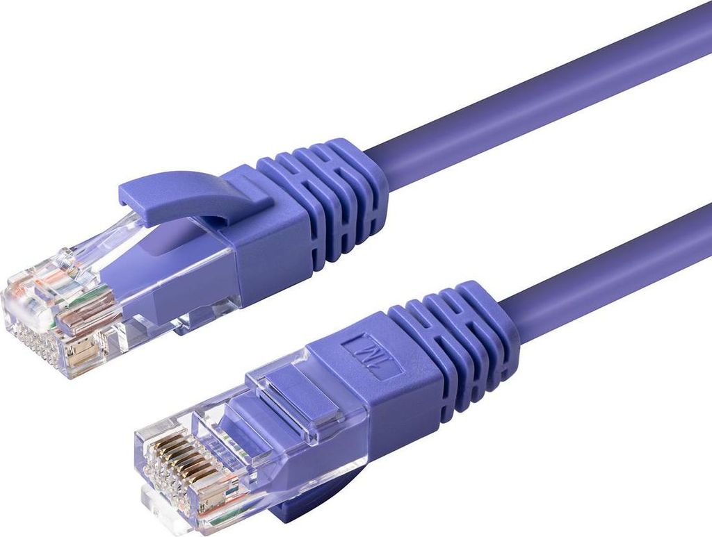 MicroConnect CAT6A UTP 2 m Lila LSZH