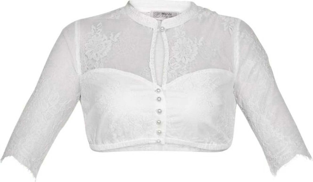 Dirndlbluse Nora-Madlenka weiß 36 Produktbild 