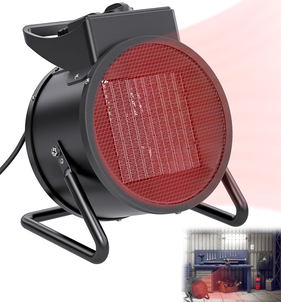 UISEBRT 3000W ohřívač s ventilátorem keramický ohřívač Obrázek produktu 