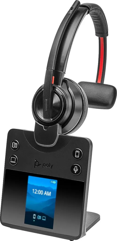 Casque de bureau Poly Savi 8410 Office pour appels PC et téléphone fixe