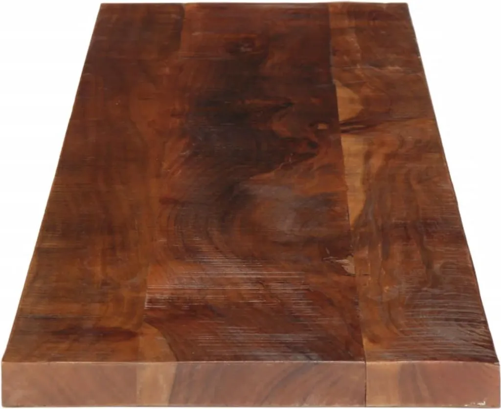 Piano per Tavolo Rettangolare 140x30 Legno Massiccio Effetto Antico
