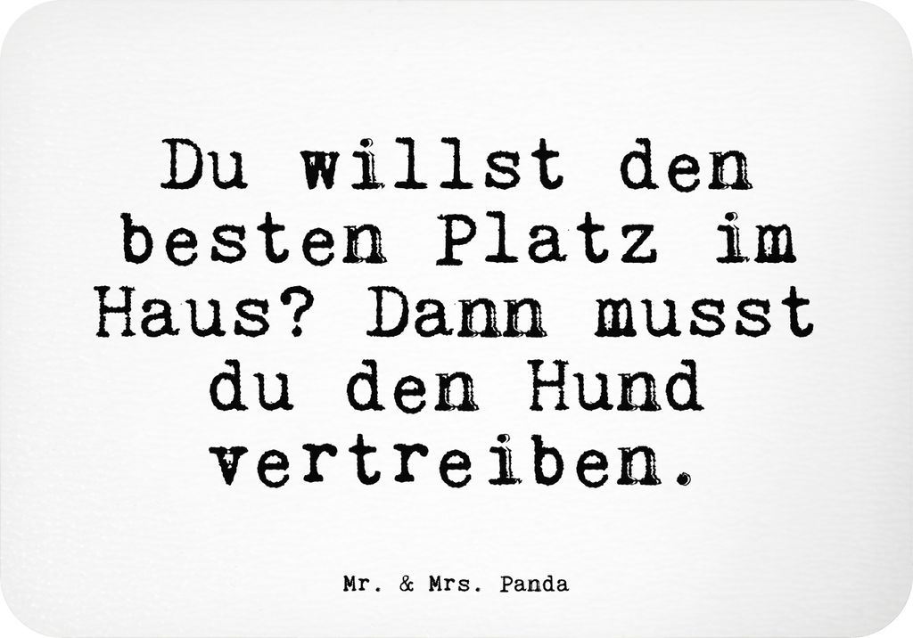 Mr. & Mrs. Panda magnet Du willst den besten... - Weiß - Geschenk, Geld, rechteckmagnet, wandmagnet, Kühlschrankmagnet, Sprüche, Hund, Herz, Not...