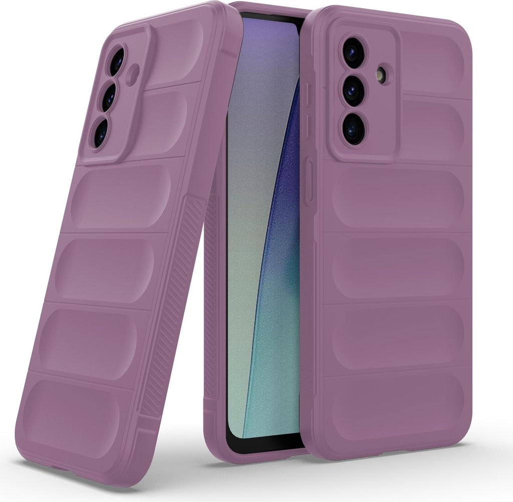 Handy Hülle für Samsung Galaxy A17 / A17 5G Grip Case Cover Schutzhülle Softgrip Farbe: Violett