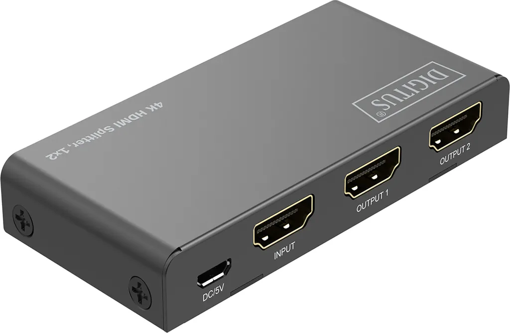 Splitter HDMI 4K DIGITUS 1x2 | Distribuzione Segnale UHD Senza Perdita
