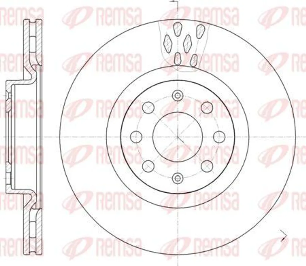 Disque de frein haute performance OE 55700922 pour Opel Insignia