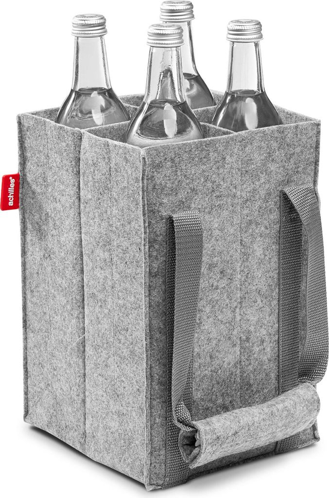 Flaschentasche mit 4 Fächer, Auch für 1,5 Liter Flaschen, Produktbild