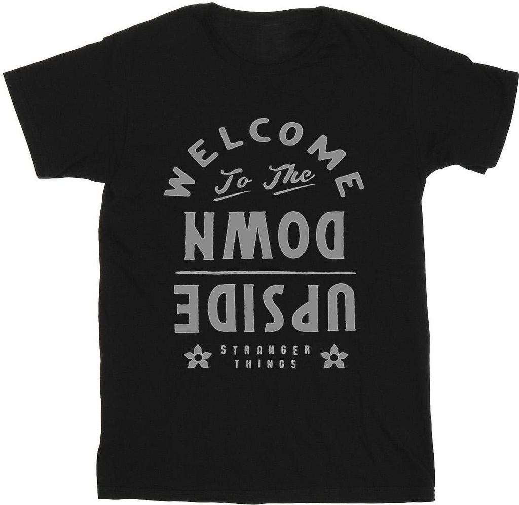 Netflix - "Stranger Things Welcome To Upside Down" T-Shirt Produktbild 