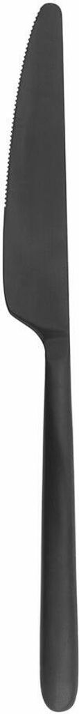 Blomus Messer Stella, Tafelmesser, Besteck, Edelstahl matt, Black, 20 cm, 64199