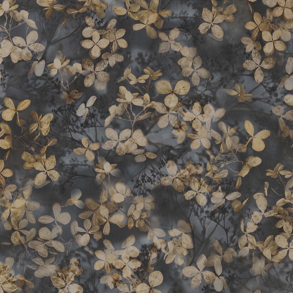 Vliestapete 10415-15 Tapete Blumen Floral 0.53 x 10.05 m Erismann Play of light Blau