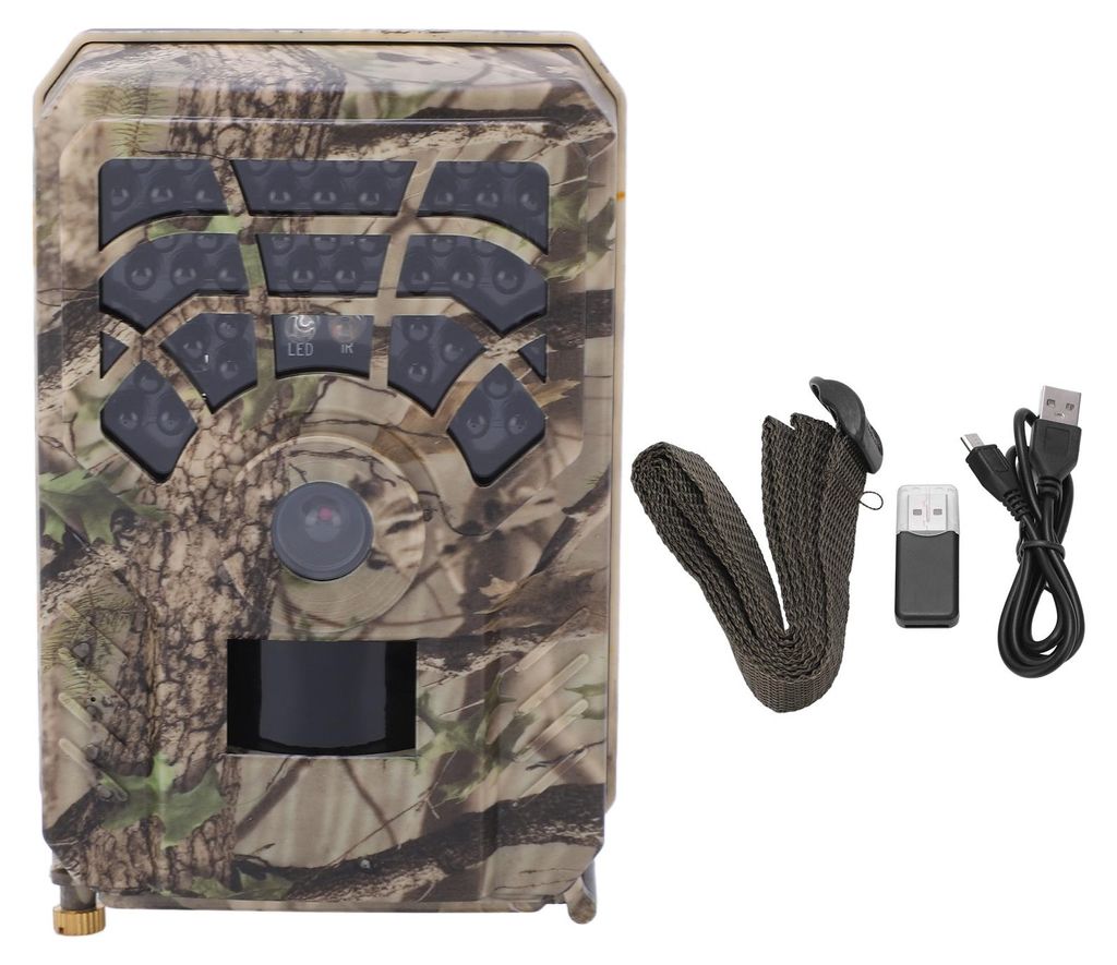 Wildkamera 5MP 2560 x 1440 Wasserdicht IP56 720P ABS-Gehäuse Infrarotkamera für die Jagd