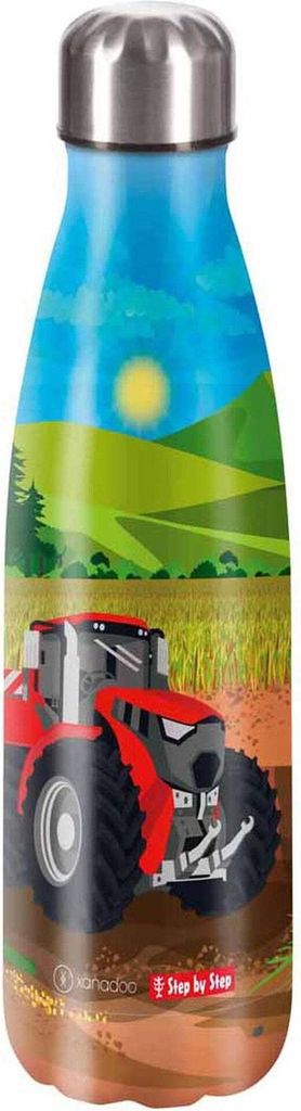 Step by Step Isolierte Edelstahl-Trinkflasche Tractor Produktbild 