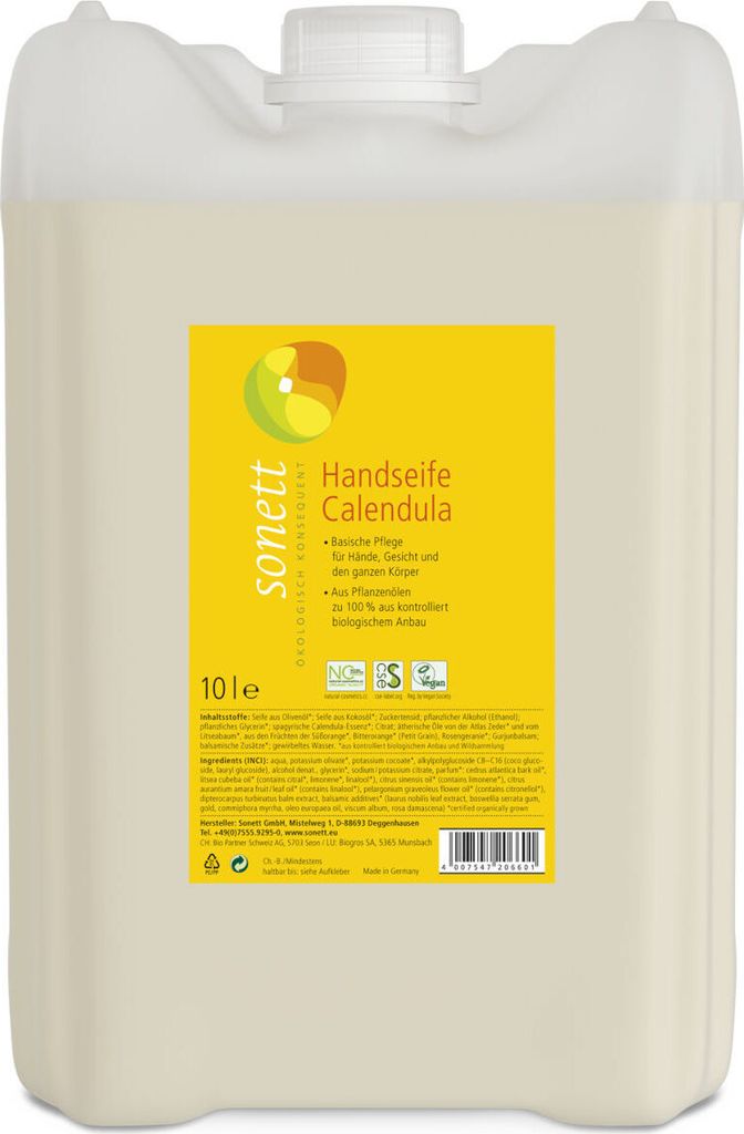 Sonett Handseife Calendula 10 Liter Produktbild 