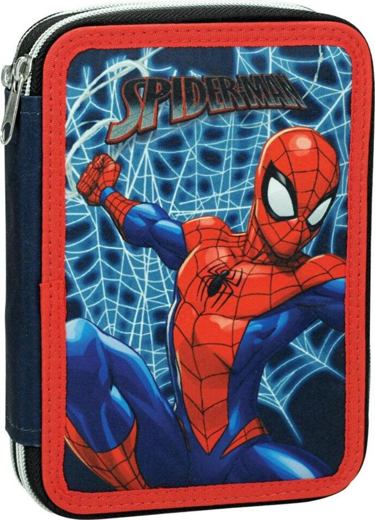 Astuccio per matite Spiderman 2 scomparti 26cm Marvel Immagine del prodotto 