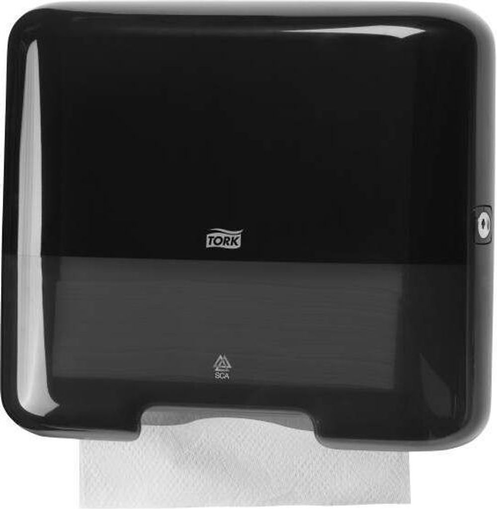 Tork Papierhandtuchspender Classic Box Mini schwarz Obrázok produktu 