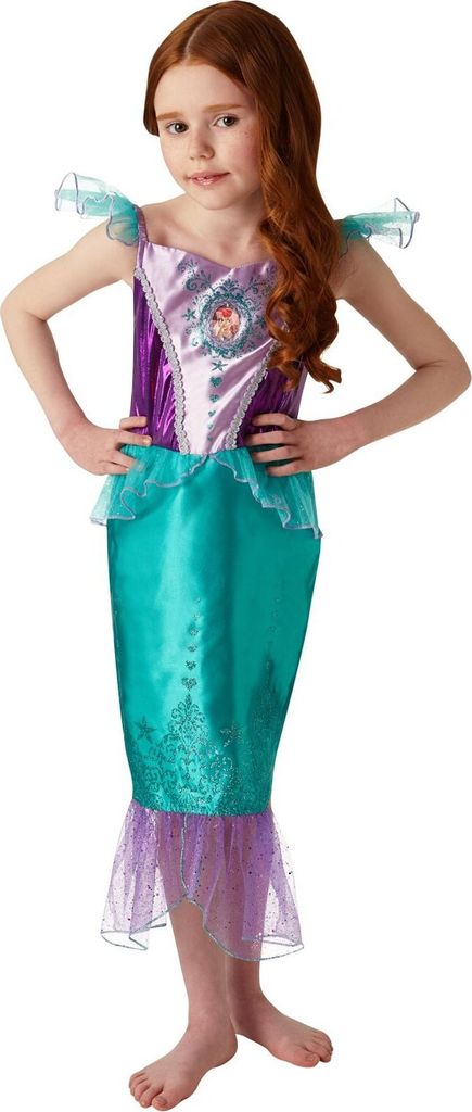 Disney Prinzessin Arielle Glitzer Kinderkostüm Kindergröße: 104
