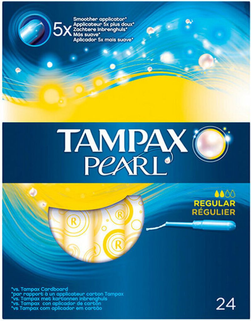 TAMPAX Pearl Regular, 24 kusů Obrázek produktu 